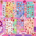 thumbnail image 2 of Pegatinas SWARKOL con forma de corazón para el día de San Valentín, 36 hojas, para niños, 2 of 8