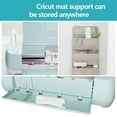 thumbnail image 4 of Cutting Mat Support Holder, Acrylic Extension Tray for 12 X 12 Pad, Clips On Machine Use with Storage Space, Cutting Mat Holder Accessories for Crafting Projects At Home, 4 of 7