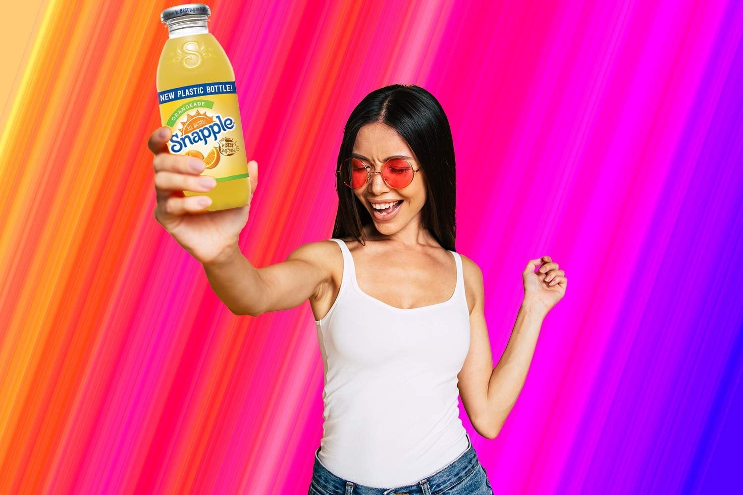 Snapple - Orangeade - 16 fl oz 24 Plastic Bottles