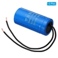 thumbnail image 3 of Uxcell 150uF 250VAC CD60 Run Capacitor 2 Wires 50/60Hz Motor Starting Capacitor 2 Pack, 3 of 5