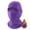 Purple, variant on Solid Fuzz Balaclava for Men Plain Thermal Full Face Hood Mask for Winter Outdoor Sports Purple Free Size