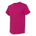 thumbnail image 2 of Men Heavy Cotton Multi Colors T-Shirt Color Berry Large Size, 2 of 5