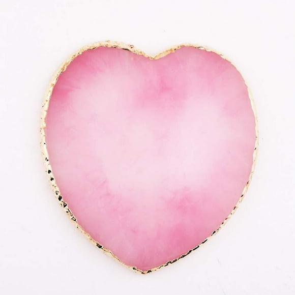 Paleta de uñas de ágata Phnom Penh, herramienta para colorear uñas en forma de corazón (gris)