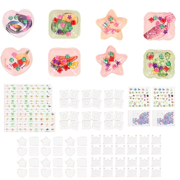Fabricante de pegatinas DIY, juguete de bolsos creativos, juguetes educativos para fiestas de aprendizaje temprano, máquina de pegatinas 3D para niños Sólo pegatinas
