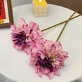 thumbnail image 2 of 2Pcs Oil Painting Style Dahlia Bouquet, Realistic Layered Petal Design With Anti-Fade Color, Decorative Artificial Flower for Home Dining Table, Wedding Layout, Hotel Decor and Shooting Props, 2 of 6