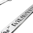 thumbnail image 4 of Ford Mustang 3d Chrome Emblem on Mirror Chrome Metal License Plate Frame, 4 of 8