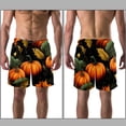 thumbnail image 3 of luoweisi Men's Beach Shorts Quick Dry Swim Trunks with Mesh Lining Pumpkin M, 3 of 5