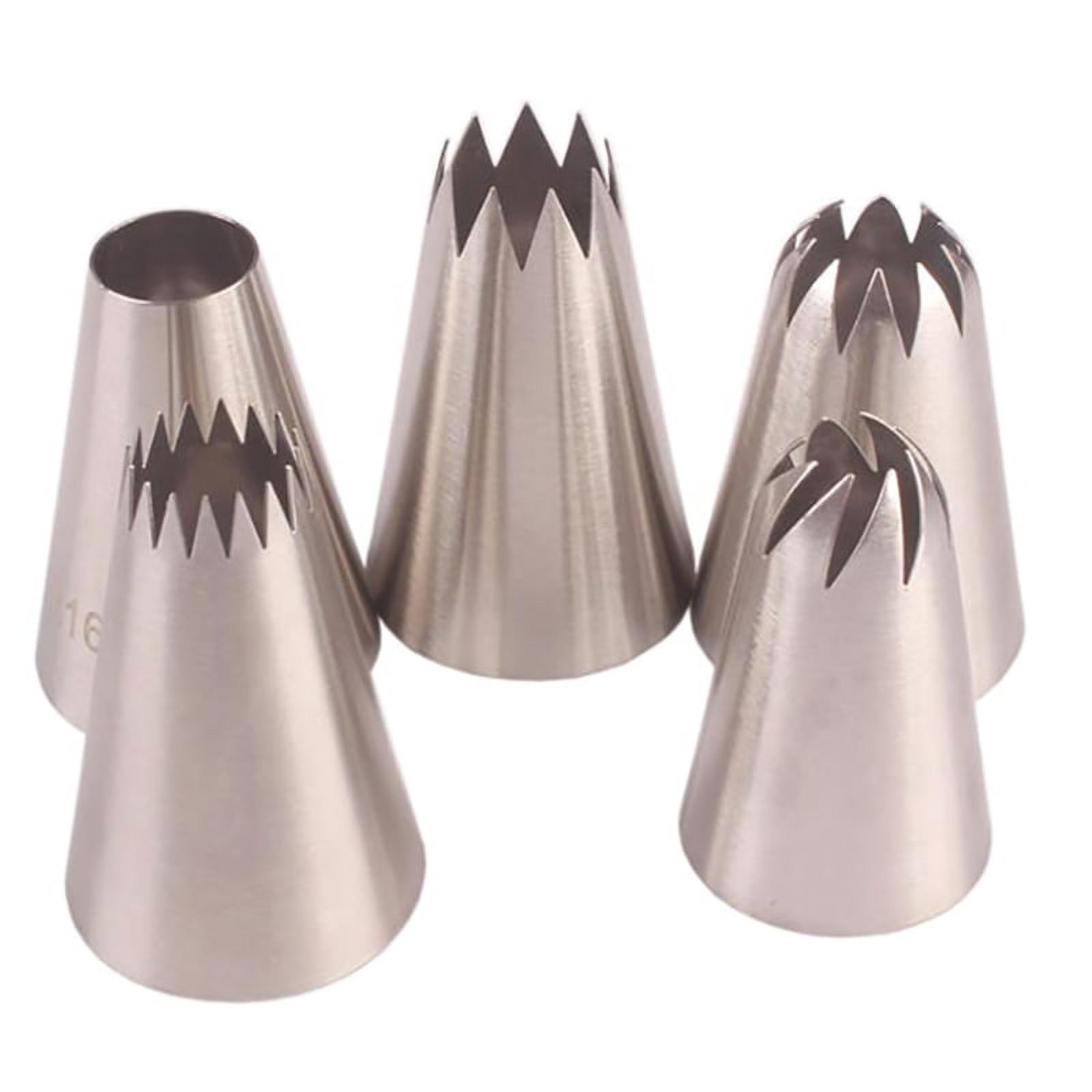 Racing Butterfly Large Icing Piping Pastry Nozzle Tips, 7 Pieces