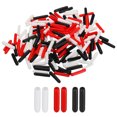 thumbnail image 1 of Unique Bargains 300pcs Rubber End Caps 1.5mm ID Vinyl Round Tube Bolt Cap Cover Screw Thread Protector Black, Red, White, 1 of 4