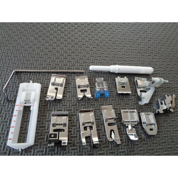 Low Shank Presser Foot Feet Kit Set Singer Simple 3116,2263,3221,3223,3232,3337,3229