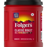 Folgers Classic Roast XL Can Medium Roast Coffee - 33.7oz (Pack of 2)