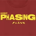 thumbnail image 2 of Women's The Flash Keep Phasing Graphic Tee Red X Large, 2 of 4