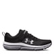 thumbnail image 1 of Zapatos Under Armour Pre School Assert 10 para niños, color blanco y negro, 1 of 5