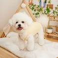 thumbnail image 4 of Adorable Dog Winter Coat with Traction Rope, 2-leg Button Closing Comfortable Thickened Pet Cotton Clothes for Small Dogs Puppy, 4 of 7