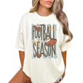 thumbnail image 5 of Football Season Shirt Women Coquette Bow Game Day Tailgate Tee, Ivory Shirt, M, 5 of 8