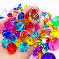 thumbnail image 4 of 100Pcs Faux Diamond Treasure Chest Pirate Acrylic 20Mm Crystal Gems Filler Props, 4 of 9