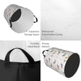 thumbnail image 3 of Uemuo Dachshund Dog Puppy Pattern Circular Laundry Hamper Basket with handles,Collapsible laundry basket,Large capacity laundry hamper,Laundry Organizer-Medium, 3 of 8