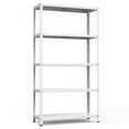 thumbnail image 1 of Costway 5-Tier Metal Shelving Unit Adjustable Heavy-Duty Utility Storage Rack White, 1 of 9