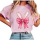 thumbnail image 1 of Tops de Manga Corta de Verano para las Mujeres Imprimir Blusa de Cuello Redondo, Moda Ligera de Poliéster Spandex, 1 of 6