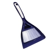Tnarru Mini Broom and Dustpan Dust Pan Sweeping Set Multipurpose Desktop Keyboard Sweep Broom Cleaning Brush for Car Desk Table Home Blue