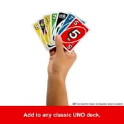 UNO Add-on-Packs Speed Pack Card Game for Kids, Family & Game Nights, Travel, Camping & Parties