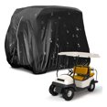 thumbnail image 3 of BALAHAPY Cart Cover Roof Negro Resistente Impermeable Para Protección Contra Lluvia Y Sol Para Carrito De 4 Pasajeros, 3 of 8