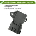 thumbnail image 5 of Unique Bargains Manifold Absolute Pressure MAP Sensor for Dodge for Ram for Cummins Diesel 6.7L 2007 No.4903286/J57003823140A/A2C533266/5WK96801/A2C53326625 1 Pc, 5 of 6