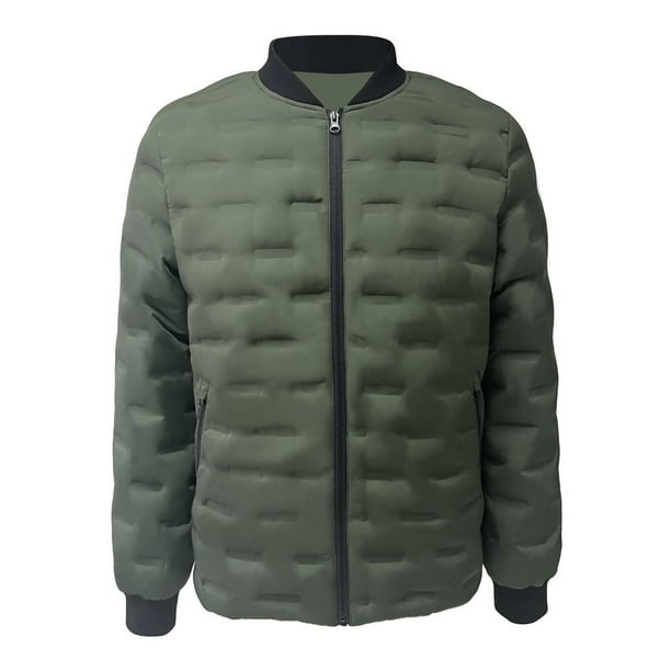 Chamarra Simply Basic Bomber para Hombre Capitonada Acolchada