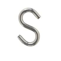 Hampton 02-3484-345 S Heavy Curved Stainless Steel Hook  0.299 x 2.50 in. - pack of 20