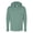 Cypress Green, variant on by Hanes Garment-Dyed Jersey Hooded Long Sleeve T-Shirt