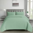 thumbnail image 2 of Swift Home Ultra Soft Pinsonic Quilt Set – Lightweight, Hypoallergenic, All-Season Bedding, 2 of 4