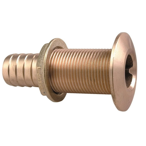 Perko 0350004DPP Thru-Hull Connection - Plain Bronze, Use with 5/8" Hose
