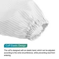 thumbnail image 3 of ESD Lab Coat Anti Static Science One Piece Clothes Elastic Cuff with Hat Hood Uniform Work (White, L), 3 of 7