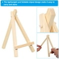 thumbnail image 4 of Uxcell 5.9" Wooden Art Easel Display Stand Portable Tripod Holder Canvas Frame for Drawing Painting Art Studio 4 Pcs, 4 of 6
