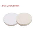 thumbnail image 1 of Bgsha 2pcs 2 Inch Felt Polishing Buffing Round Grinding Wheel Wool Polisher Disc Pads, 1 of 8