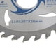 thumbnail image 4 of Disco de Corte Circular Zulema 30T 105 mm para Carpintería, 4 of 8