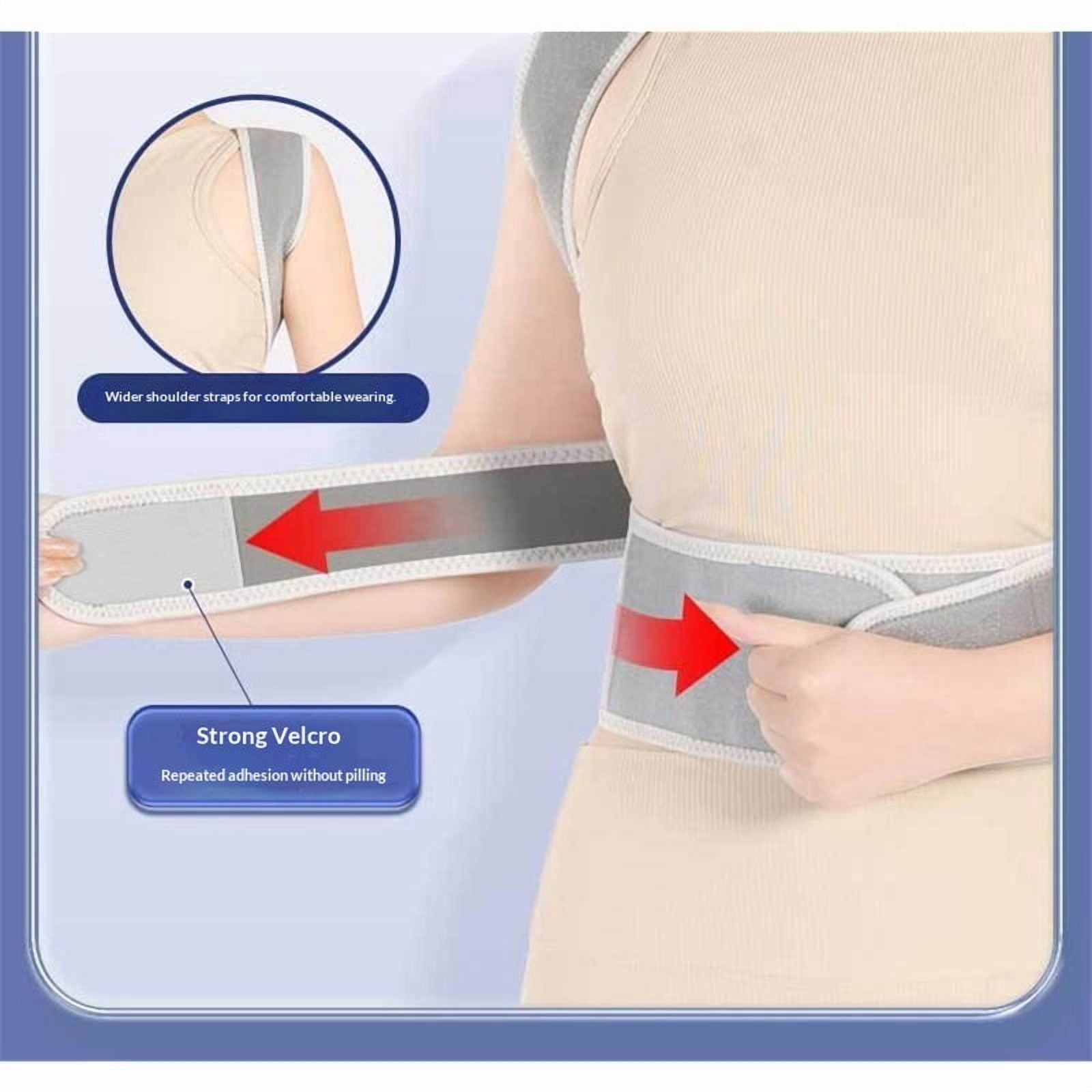 Upper Back Brace Posture Corrector for Women & Men, Adjustable & Breathable Back Straightener Posture Corrector for Men, Gradually Help Improve Poor Posture.(Gray L)
