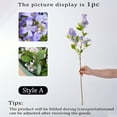 thumbnail image 4 of Artificial Lilac Flowers, Realistic Silk Fake Floral Branches for Home Decor Indoor Outdoor, Bendable Stems with Lifelike Buds, 4 of 6