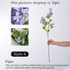 thumbnail image 5 of Ramo artificial de flores lilas de plástico para exteriores decorativo en el porche del jardín, 5 of 6