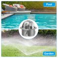 thumbnail image 6 of Uxcell Dome Gutter Guard Filter, 304 Stainless Steel Downspout Strainer, Outdoor Gutter Cleaning Tool, 1.8-2 Inch, 6 of 6
