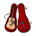 thumbnail image 3 of Mini Guitar Model, Miniature Guitar Model 5.1 Inch Cute With Stand For Cafe, 3 of 8