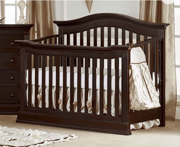 Baby Cache Montana 4-in-1 Convertible Crib in Espresso