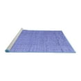 thumbnail image 2 of Ahgly Company Machine Washable Indoor Rectangle Abstract Blue Modern Area Rugs, 2' x 3', 2 of 4