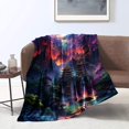 thumbnail image 1 of Fleece Blanket,Beautiful Scenery,Soft Warm Fleece Material Bed Throwblanket,For, 1 of 8