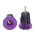 thumbnail image 4 of 3x2 Piezas De Tapones Para Extremos De Manillar De Bicicleta, Piezas De Tapones Para Extremos De Manillar De Bicicleta De Carretera, Color Morado, 4 of 8