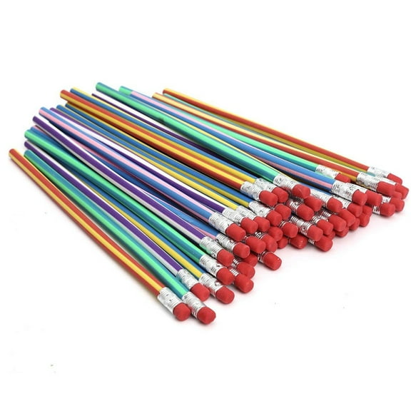 Flexible Magic Pencils (Bendable Novelty Pencils, Youngster'S Fun Supplies), 30 Bendable Pencils Encourage Proper Grip Development In Young Writers, 30Pcs Pencil Colorful, By Meiiso