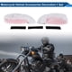 thumbnail image 2 of Accesorios de Casco de Motocicleta Decoración Conejo con Orejas Plegadas para Cascos de Motocicleta, Bicicleta y Esquí, Pegatina de Piel Blanca 1 Set, 2 of 6