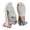 Grey, variant on Women's Arch Suport Walking Sandals Lightweight Low Wedge Hiking Sandal Summer Mesh Comfortable Slide Shoes Size 6 Beige