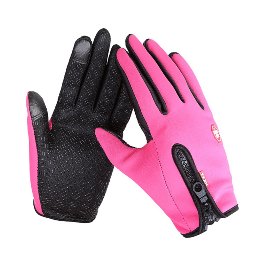 Unisex Ski Fleece Gloves Cycling Touch Screen Windproof Winter Gloves Acces 