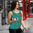 thumbnail image 5 of Fotbe Colorful Crab Womens Loose Fit Casual Flowy Slim-Fit Tank Tops Athletic Round Neck Trendy Sleeveless Summer Tops for Gym and Yoga-XX-Large, 5 of 7